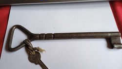 19.5 cm long cellar key handmade