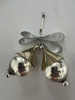 Old silver Christmas tree decoration