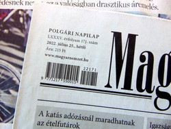 2022 July 25 / Hungarian nation / for birthday!? Original newspaper! No.: 23682