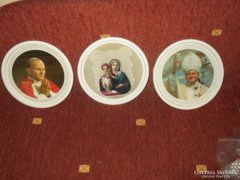 (K) 3 pcs Religious-themed Metal Plates (for wall)