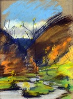 XX. First half Hungarian painter: Nagybánya landscape