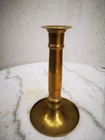 Antique Biedermeier candle holder 1800s brass