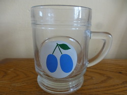 Retro plum ovis mug, fruity mug