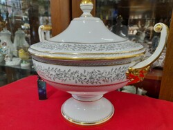 Alt wien fischer & mieg 1873-1918 Austrian empire, empire pirkenhammer soup large porcelain bowl.