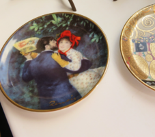 Hummel Goebel, mini tányér Renoir, tartóval