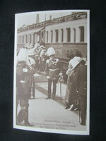 1908 HABSBURG FERENC JÓZSEF CSÁSZÁR MAGYAR KIRÁLY EREDETI ÉS KORABELI  FOTÓ - LAP FÉNYKÉP
