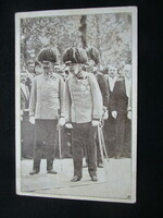 1914 HABSBURG FERENC JÓZSEF KIRÁLY FERENC FERDINÁND TRÓNÖRÖKÖS KORABELI  FOTÓ - LAP FÉNYKÉP