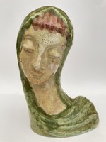 Rahmer beautiful antique ceramic head/bust