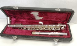 Vitange lark m4007 silver-plated flute, piccolo. In its original box, in perfect condition.