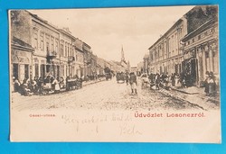 Postcard losonc 1902