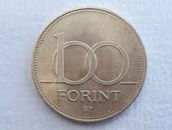 Magyarország 100 Forint 1994 érme - Magyar Köztársaság 100 Ft 1994, fém százas pénzérme