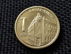 Szerbia 1 Dinár, 2010 Szerb Köztársaság RITKA Szép!
