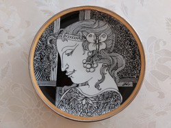 Raven House Saxon Ender porcelain wall decoration butterfly wall plate decorative plate 15.5 Cm