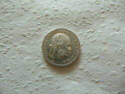 Franz Joseph silver 1 forint 1883 k.B.
