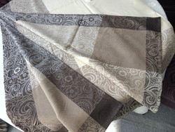 Elegant tablecloth in earth colors 155 x 298 cm