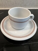 Alföldi barna csíkos mokkás csésze + csészealj garnitúra