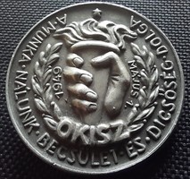 OKISZ . 1949 május 1.  42mm . RITKA ! LUDVIG .BP. jelvény. F2025