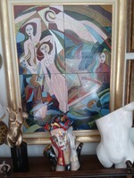 VENUS' BIRTH - JÓZSA J. ENAMEL ARTWORK