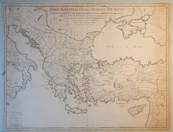 Antik - 1715 - Kelet-Római Birodalom Térkép