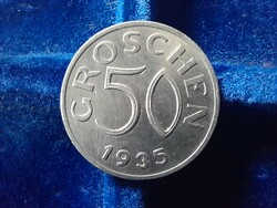 Austria 50 groschen 1935. There is mail!