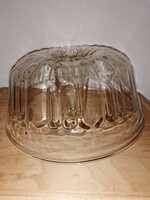 Hőálló üveg kuglóf sütőforma nagy méretű