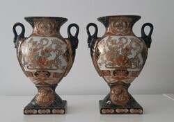Csodaszép japán porcelán váza pár