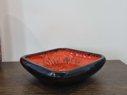 Large ceramic bowl/wall decoration marked Pesthidegkúti - 23 cm