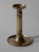 Biedermeier réz gyertyatartó 19.szd.
