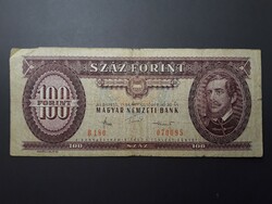 Magyarország 100 Forint 1984 - Magyar 100 Ft 1984 Piros Százas régi bankjegy, bankó, papírpénz