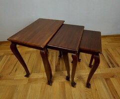 Vintage lerakó kisasztal asztal
