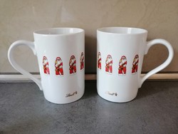 Santa Claus patterned Christmas lindt cup