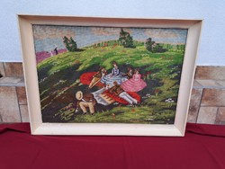 Tapestry tapestry scene wall picture is a beautiful piece. A collector's item