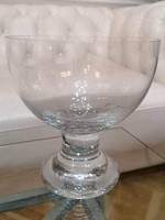 Giant crystal glass goblet, 16 cm