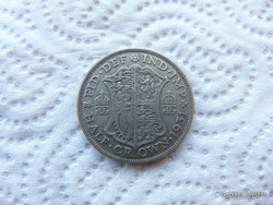 Anglia ezüst 1/2 korona 1931 13.84 gramm