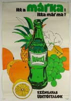 1L358 retro large brand soft drink advertising poster 80 x 116 cm