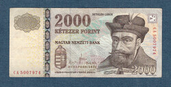 2000 Forint 2010 CA  sorozat