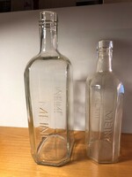 Régi MEINL likőrös üvegek 1 és fél literesek