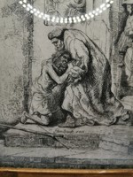 Rembrandt etching