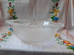 Large glass bowl or serving bowl