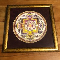 Mandala falikép 37,5*37,5 cm