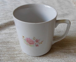 Apulum virágos bögre, teásbögre (román porcelán)