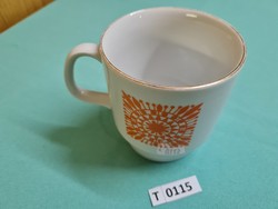 Mug with Alföldi orange pattern