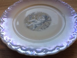 Antique small plate angel, putto 1938-1945