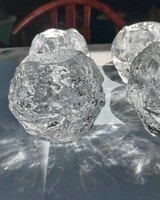 Beautifully sparkling crystal glass kosta boda snowball snowball candle holders ann wärff 1973
