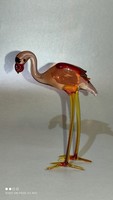 I discounted it! Murano glass bird flamingo figurine 11.5 cm