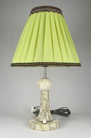 1L227 old table lamp with marble base 47 cm