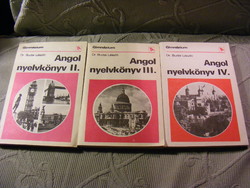 3 volumes English language book - high school 1987-1988