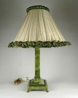 1L269 antique lion's foot green marble table lamp 60 cm