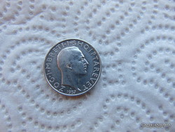 Albánia ezüst 1 frang 1937