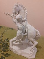 Herendi Fékező lovas (festetlen, sérült)